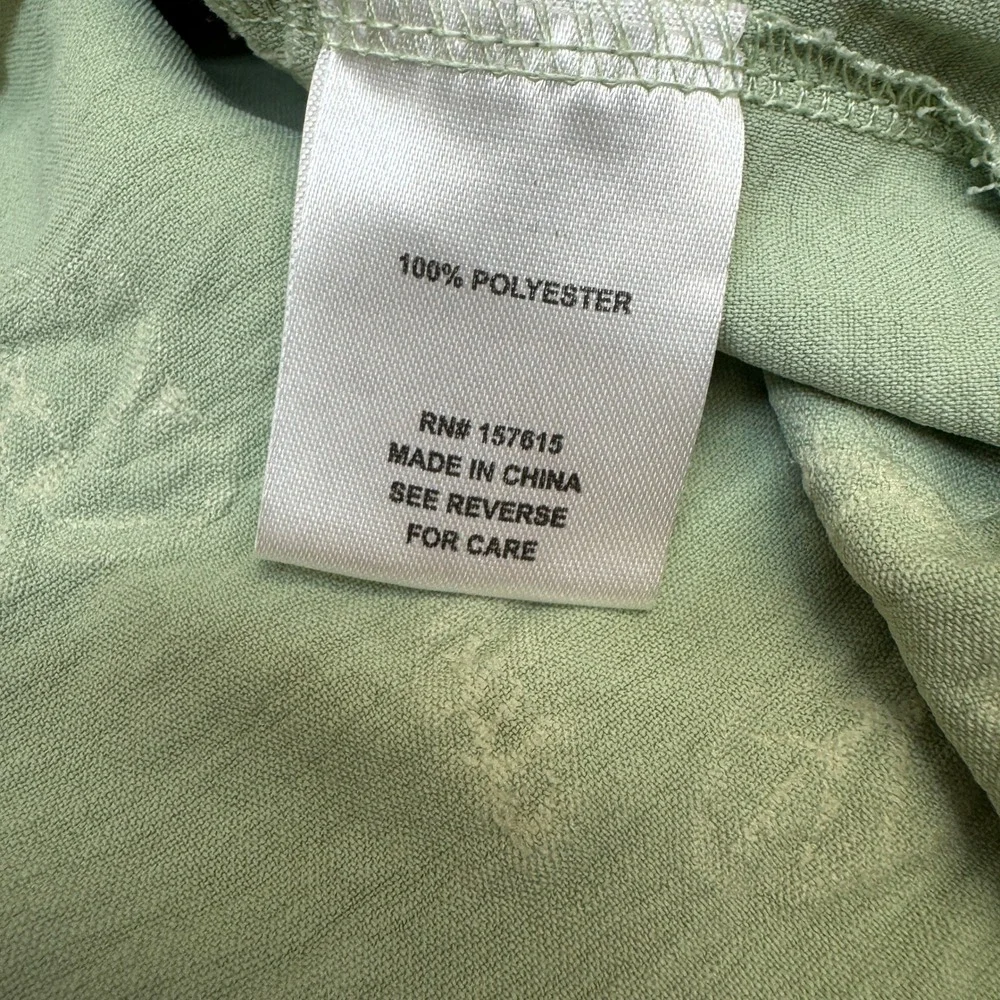 Joie Dress Womens Medium Green Floral Jacquard Boho Cottagecore